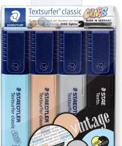 364 CWP4 Textsurfer Classic Pastel Fosforlu Kalem 4'Lü Blister