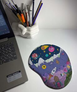 Shop Carton Illustrator Baskılı Bilek Destekli Mouse Pad