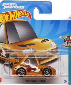 Wheels - ´94 Toyota Supra - Tooned 4/5 - HTF27 - Short Card - Fast & Furious - turuncu - Mattel 2024 – 1:64