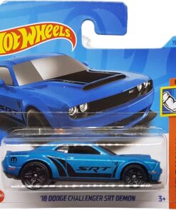Wheels - ´18 Dodge Challenger SRT Demon - Muscle Mania 6/10 - HKJ54 - Short Card - Mopar - mavi metalik - Mattel 2023