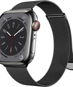 Apple Watch ile Uyumlu Çelik Hasır Kordon 38-40-41 mm Tüm Bilek Kalınlıklılarına Göre Ayarlanabilen ve Bilekte Hissedilmeyen Yumuşak Metal Kayış