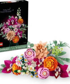 Botanicals 10342 – Yetişkinler için Gül, Papatya, Peygamber Çiçeği, Okaliptüs, Mürver Çiçeği, Düğün Çiçeği, Orkide, Yıldız Çiçeği ve Çan Çiçeği İçeren Çiçek Yapım Seti, Hediye Fikri (749 Parça)
