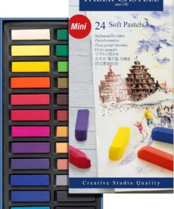 Creative Studio Mini Toz Pastel Boya (Soft) Yarım Boy Yeni̇, 24 Renk