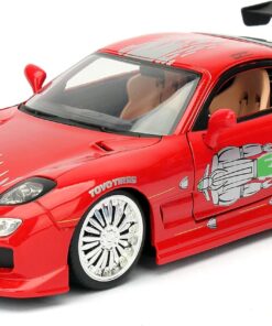 253203033, Hızlı ve Öfkeli, Lisanslı, 1993 Mazda RX-7 1:24, Die-Cast ( Metal ), Açılabilen Parçalar