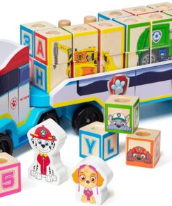 & Doug Paw Devriye Ahşap ABC Blok Kamyon
