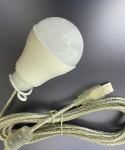LAMBASI 3 MT LED Ampul USB Kamp Lambası Mini Kamp Feneri 5V Taşınabilir Asma Çadır Kablo Ampulleri Kamp Acil Durum Işığı Yürüyüş Acil Durum Işığı Balıkçılık Aydınlatma (5W)