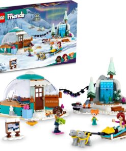Friends İglu Tatili Macerası 41760-8 Yaş ve Üzeri Çocuklar için 3 Mini Oyuncak Bebek ve Oyuncak Köpek İçeren Yaratıcı Oyuncak Yapım Seti (491 Parça)