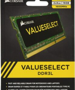 Value Select SODIMM 16GB (2X8GB) 1600Mhz CL16 1.35V DDR3 Ram (CMSO16GX3M2CL1600C11)