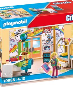 70988 Şehir Hayatı Modern Ev Lüks Genç Odası, eğlenceli, yaratıcı rol yapma, oyun setleri 4 yaş ve üzeri çocuklar için uygundur