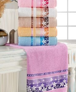 6'lı 50x90 cm El&Yüz Havlu Seti%100 Pamuklu