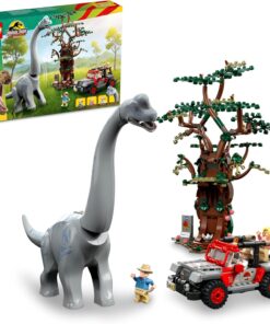 Jurassic Park Brachiosaurus Keşfi 76960, 9 Yaş ve Üzeri Çocuklar için Koleksiyonluk Yaratıcı Oyuncak Dinozor Yapım Seti (512 Parça)