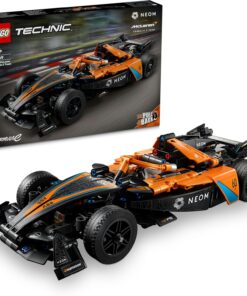 Technic NEOM McLaren Formula E Yarış Arabası 42169-9 Yaş ve Üzeri Çocuklar için Koleksiyonluk Yaratıcı Yarış Arabası Model Yapım Seti, Doğum Günü Hediyesi Fikri (452 Parça)