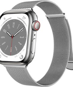 Apple Watch Uyumlu Çelik Hasır Kordon 42-44-45-49mm Tüm Bilek Kalınlıklılarına Göre Ayarlanabilen ve Bilekte Hissedilmeyen Yumuşak Metal