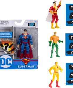 Comics 10 cm SUPERMAN 3 Gizem Aksesuarlı Aksiyon Figürü, Macera (Asorti)