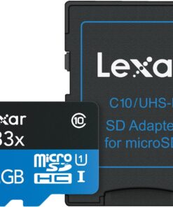 yüksek performanslı microSDHC 633x 32 GB UHS-I hafıza kartı w/SD adaptör – LSDMI32GBBEU633A