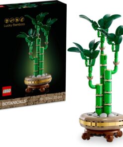 Botanicals Şans Bambusu 10344 – Yetişkin Kadın ve Erkekler için Bambu Sapları, Çakıl Taşları ve Ahşap Efektli Saksı İçeren Dekoratif Bitki Seti, Ev ve Ofis Dekorasyonu Hediye Fikri (325 Parça)