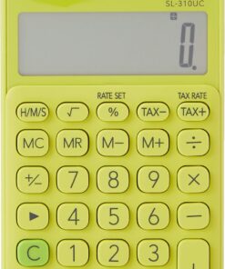 SL-310UC-YG Cep Tipi 10 Hane Sarı Hesap Makinesi