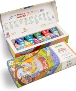 – Hediyelik Anadolu Çay Koleksiyonu, Siyah Çay, Yeşil Çay, Earl Grey ve Bitki Çayları, Çay Severler İçin Özel Set (Soul of Anatolia)