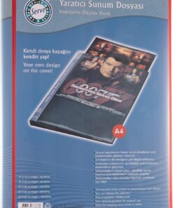 SV-6740-Krm Serve Yaratici Sunum Dosyası, Kırmızı, 40lı