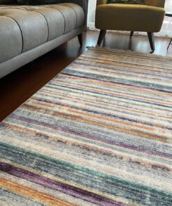 Taban Dekoratif Baskılı Halı Kilim Kırçıl Canlı Renkler KARIŞIK 80X200