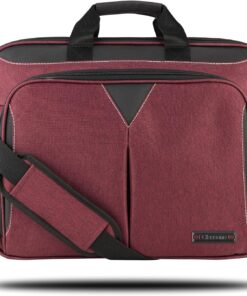 Taranto VP3005 15.6,inch, Su geçirmez kumaş, Laptop,Notebook El Çantası-Bordo