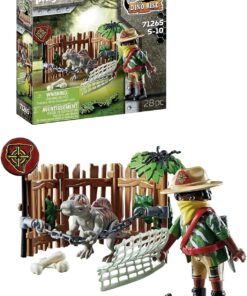 Dino Rise 71265 kafeste bebek Spinosaurus dinozor, 5 yaşından büyük çocuklar için oyuncak