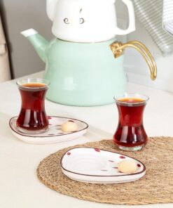 Coco Vıe Rouge Graıne 4'lü Çay Seti