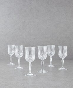 Home Leonora Kristalin 6'lı Kadeh 230 ml Şeffaf