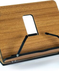 Wood Kitap Okuma Standı, Tablet Standı (Teak)