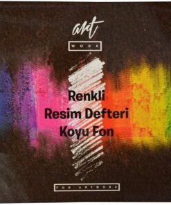 Clara Renkli Resim Defteri Koyu Fon 160 gr 25 x 35 16 Yaprak