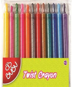 Bu-Bu Twist 12 Renk Mum Boya 00044