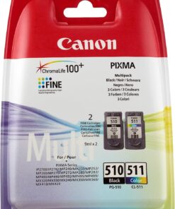 PG-510/CL-511 MULTIPACK Orijinal 2'li Mürekkep Kartuşu Seti 2970B010