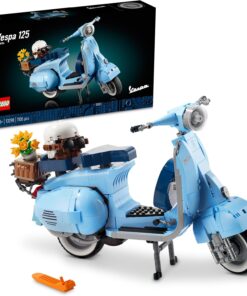 ICONS Vespa 125 10298 - Yetişkinler için Klasik bir İtalyan Simgesinin Detaylı ve Sergilenebilir Model Yapım Seti (1106 Parça)