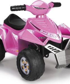 Quad Racy 6 V, pembe elektrikli araç, 1 yaşından büyük çocuklar için (Famosa 800011422)