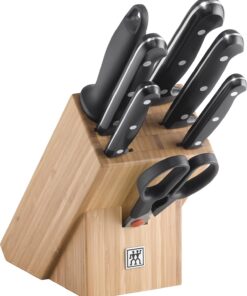 Twın Chef 2 Blok Bıçak Seti, Paslanmaz Çelik Ve Ahşap, Siyah