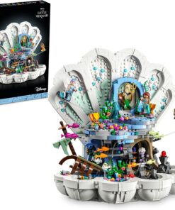 | Disney Küçük Deniz Kızı Kraliyet İstiridyesi 43225 - Yetişkinler için Filmden Esinlenen Yaratıcı Oyuncak Yapım Seti (1808 Parça)