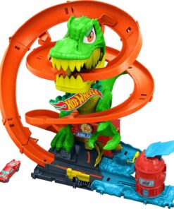 Wheels T-Rex ve İtfaiye İstasyonu Oyun Seti JBM73