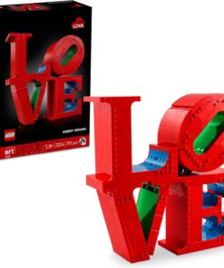 Art LOVE Yapım Seti 31214 – Yetişkinler için Ofis veya Ev Hediyesi Olabilecek Robert Indiana Heykeli Dekoratif Yapım Seti, Çiftler için Nişan veya Sevgililer Günü Hediye Fikri (791 Parça)