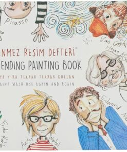 Mat Tükenmez Resim Defteri 3 25X35Cm & 6'lı Keçeli Kalem