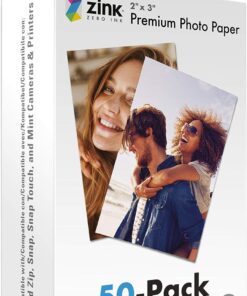2"X3" Premium Fotoğraf Kağıdı (50 paket) Polaroid Snap, Snap Touch, Zip ve Nane Kameraları ve Yazıcılarla Uyumlu