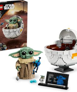 Star Wars: The Mandalorian Uçan Bebek Arabalı Grogu 75403-10 Yaş ve Üzeri Kız ve Erkek Çocuklar için Yaratıcı Oyuncak Yapım Seti, Doğum Günü Hediyesi (1048 Parça)