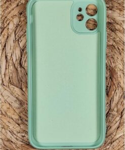 me-likee Apple iPhone 11 ile Uyumlu Silikon Kılıfı Mikro Fiber Astarlı Darbeye Dayanıklı Kapak Yumuşak Dokunuşlu Tam Koruyucu Kılıf (Yeşil)