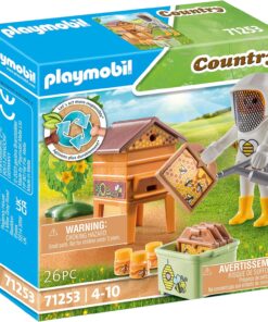 71253 Country Arıcı, çiftlik hayvanı oyun setleri, sürdürülebilir oyuncaklar, eğlenceli, yaratıcı rol yapma, oyun setleri 4 yaş ve üzeri çocuklar için uygun