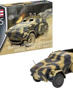 German Command Zırhlı Araç Sd.Kfz.247 Ausf.B Model Kit Askeri Araç