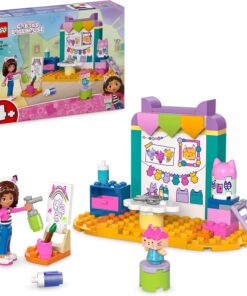 4+ Gabby’s Dollhouse Karton Yavru Kedi ile El Sanatları 10795-4 Yaş ve Üzeri Çocuklar için Gabby Minifigürü İçeren Yaratıcı Oyuncak Yapım Seti (60 Parça)