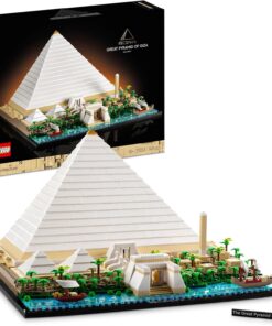 Architecture Mimari Simgeler Koleksiyonu: Keops Piramidi 21058 - Yetişkinler için Koleksiyonluk Model Yapım Seti (1476 Parça)