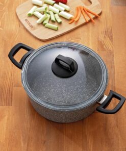Titanium Granit Derin Tencere 16 cm