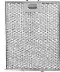Filtre 25 x 30 CM Üst Alt Çift Tırnaklı (TIRNAK ARALIĞI 12.5CM.)| Bosch, Franke, Arçelik Uyumlu Alüminyum Davlumbaz (1 Adet) ||