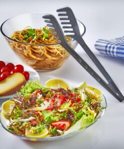 Pratik Yanmaz Yapışmaz Yüksek Isıya Dayanıklı Sert Plastik Makarna ve Salata Servis Maşası