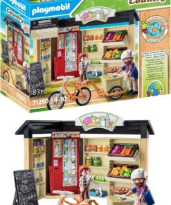 71250 Country Çiftlik Dükkanı, çiftlik hayvanı oyun setleri, sürdürülebilir oyuncaklar, eğlenceli, yaratıcı rol yapma, 4 yaş ve üzeri çocuklar için uygun oyun setleri